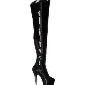 Verni 15,5 cm DELIGHT-4000 Cuissardes Bottes Plateforme