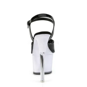 Verni 18 cm DISCOLITE-709 sandales LED ampoule pour stripteaseuse