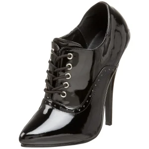 Verni 15 cm DOMINA-460 chaussures oxford à talon haut hommes
