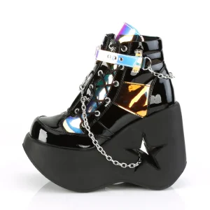 Verni 13 cm DYNAMITE-101 demoniacult bottines talon compensé