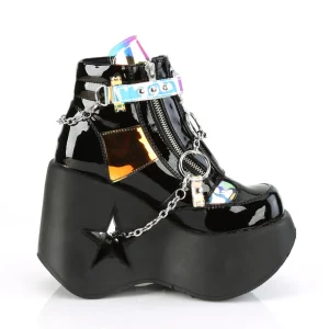Verni 13 cm DYNAMITE-101 demoniacult bottines talon compensé