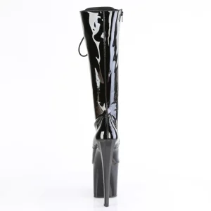 Verni 19 cm ENCHANT-2023 plateformes bottes à lacets pour femmes