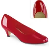 Verni 6 cm FEFE-01 escarpins pour homme et drag queens en rouges
