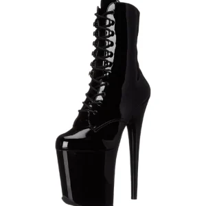Verni 20 cm FLAMINGO-1020 bottines plateforme pour femmes