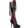 Verni 13,5 cm high heels bottes pleaser plateforme