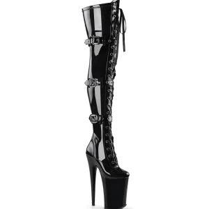 Verni 25 cm INFINITY-3028 Cuissardes Bottes Plateforme