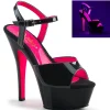 Verni 15 cm KISS-209TT Plateforme Neon Sandales Femmes