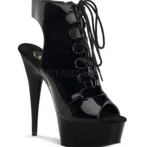 Verni 16 cm Pleaser DELIGHT-600-20 Plateforme Bottines