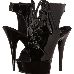 Verni 16 cm Pleaser DELIGHT-600-20 Plateforme Bottines
