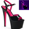 Verni 18 cm SKY-309TT Plateforme Neon Sandales Femmes