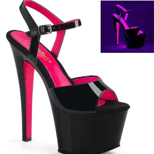 Verni 18 cm SKY-309TT Plateforme Neon Sandales Femmes