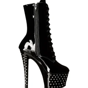 Verni 18 cm STARDUST-1020-7 bottines strass plateforme femmes