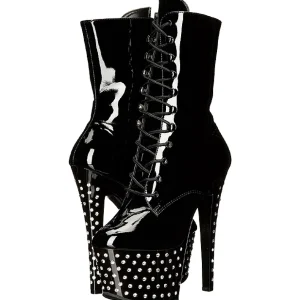 Verni 18 cm STARDUST-1020-7 bottines strass plateforme femmes
