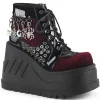 Verni 12 cm STOMP-18 bottines plateforme compensées lolita