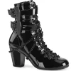 Verni 7,5 cm VIVIKA-128 Bottines victoriennes à talons épais