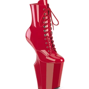 Verni 20 cm WORSHIP-1020 Heelless bottines pony talons rouges