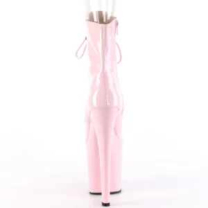 Verni 20 cm XTREME-1021 fétiche bottines à talons aiguilles roses
