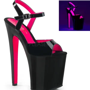 Verni 20 cm XTREME-809TT Plateforme Neon Sandales Femmes