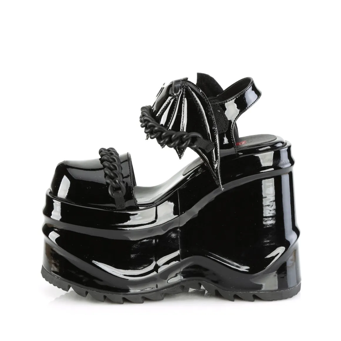 verni_noir__cm_demoniacul_2.webp Verni Noir 15 cm DemoniaCult WAVE-20 lolita sandale talon compensé plateforme