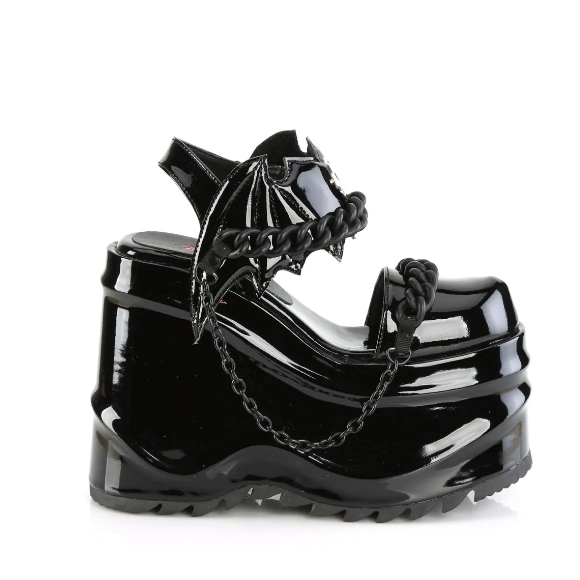 verni_noir__cm_demoniacul_4.webp Verni Noir 15 cm DemoniaCult WAVE-20 lolita sandale talon compensé plateforme