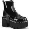 Vernis 9 cm ASHES-100 bottines demoniacult plateforme