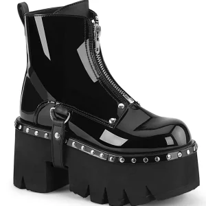 Vernis 9 cm ASHES-100 bottines demoniacult plateforme