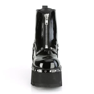 Vernis 9 cm ASHES-100 bottines demoniacult plateforme