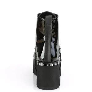 Vernis 9 cm ASHES-100 bottines demoniacult plateforme