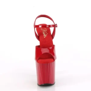Vernis 19 cm ENCHANT-709 rouges chaussures pleaser talons hauts