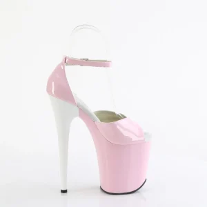 Vernis 20 cm FLAMINGO-884 rose chaussures pleaser talons hauts