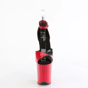 Vernis 20 cm FLAMINGO-884 rouges chaussures pleaser talons hauts
