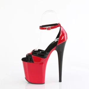 Vernis 20 cm FLAMINGO-884 rouges chaussures pleaser talons hauts