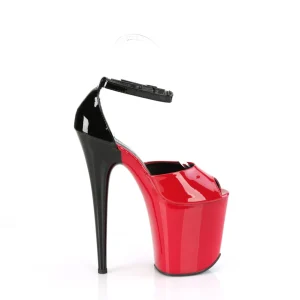 Vernis 20 cm FLAMINGO-868 rouges chaussures pleaser talons hauts