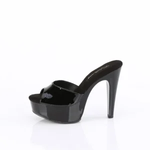 Vernis 13 cm MARTINI-501 mule à talon hauts noirs