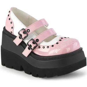 Vernis 11,5 cm SHAKER-27 demoniacult plateforme chaussure alternative rose