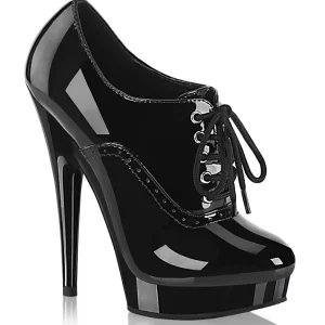 Vernis 15 cm SULTRY-660 plateforme chaussure richelieu talon haut noir