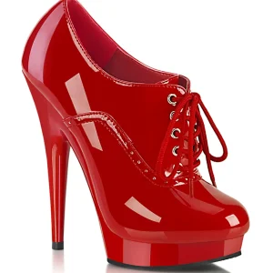 Vernis 15 cm SULTRY-660 plateforme chaussure richelieu talon haut rouge