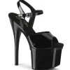 Vernis plateforme 18 cm ESTEEM-709 chaussures à talons hauts pleaser