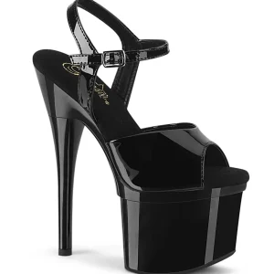 Vernis plateforme 18 cm ESTEEM-709 chaussures à talons hauts pleaser