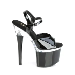 Vernis plateforme 18 cm ESTEEM-709 chaussures à talons hauts pleaser