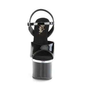 Vernis plateforme 18 cm ESTEEM-709 chaussures à talons hauts pleaser