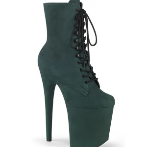 Vert faux suede 20 cm FLAMINGO-1020FS2 bottines de pole dance