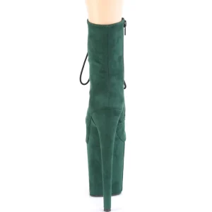 Vert faux suede 20 cm FLAMINGO-1020FS2 bottines de pole dance