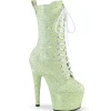 Vert glitter 18 cm Pleaser bottines talons hauts femme