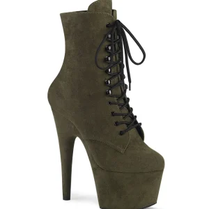 Vert Similicuir 18 cm ADORE-1020FS bottines femmes à lacets