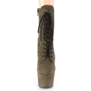 Vert Similicuir 18 cm ADORE-1020FS bottines femmes à lacets
