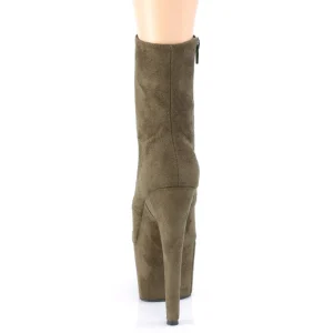 Vert Similicuir 18 cm ADORE-1020FS bottines femmes à lacets