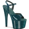 Vertes 18 cm ADORE-709GP etincelle sandales avec plateforme