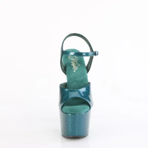 Vertes 18 cm ADORE-709GP etincelle sandales avec plateforme