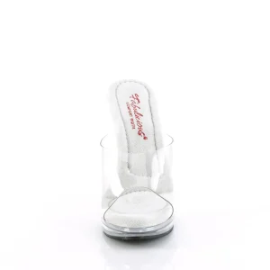 Vinyle 12,5 cm GLORY-501 mule à talon hauts transparent